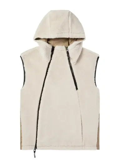 Loro Piana Reversible Shell-Trimmed CashFur Hooded Gilet - Men | Thumbnail 1 Loro Piana Reversible Shell-Trimmed CashFur Hooded Gilet - Men | Thumbnail 1