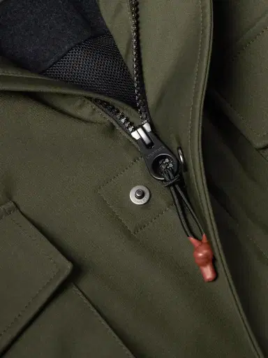 Loro Piana Traveller Logo-Appliquéd Bristol Clima System 3L Wool-Blend Hooded Field Jacket - Men | Thumbnail 5 Loro Piana Traveller Logo-Appliquéd Bristol Clima System 3L Wool-Blend Hooded Field Jacket - Men | Thumbnail 5
