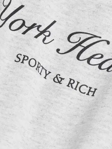 Sporty & Rich Ivy League Printed Cotton-blend Jersey T-shirt | Thumbnail 4 Sporty & Rich Ivy League Printed Cotton-blend Jersey T-shirt | Thumbnail 4