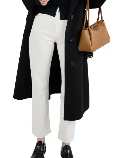 Prada Women's Five-Pocket Denim Jeans - White | Thumbnail 3 Prada Women's Five-Pocket Denim Jeans - White | Thumbnail 3