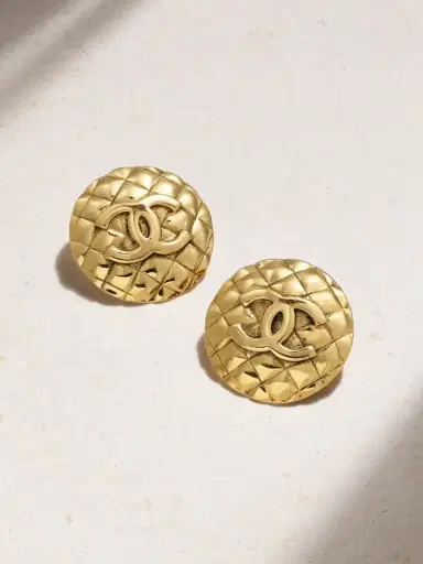 Susan Caplan Vintage plated Clip Earrings | Thumbnail 1 Susan Caplan Vintage plated Clip Earrings | Thumbnail 1