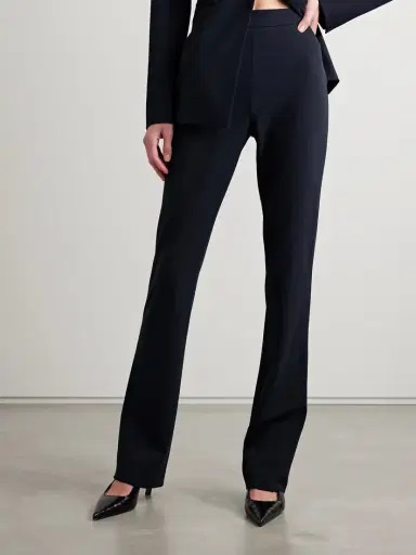 FFORME Jem Wool-blend Crepe Flared Pants | Thumbnail 3 FFORME Jem Wool-blend Crepe Flared Pants | Thumbnail 3