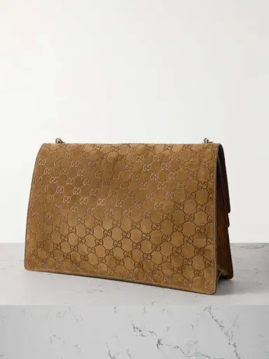 Gucci Dionysus Debossed Suede Shoulder Bag | Thumbnail 3 Gucci Dionysus Debossed Suede Shoulder Bag | Thumbnail 3
