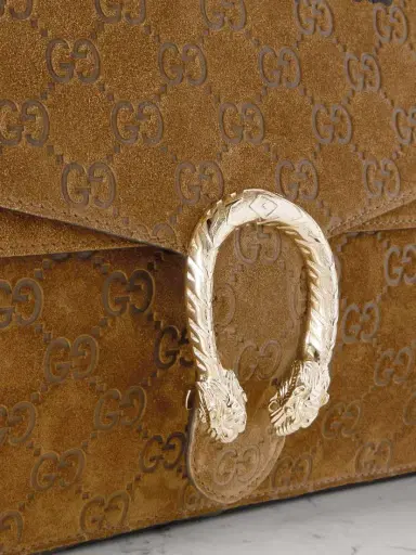 Gucci Dionysus Debossed Suede Shoulder Bag | Thumbnail 4 Gucci Dionysus Debossed Suede Shoulder Bag | Thumbnail 4