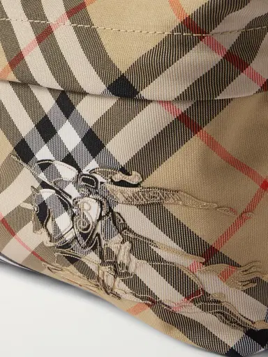 Burberry Checked Coated-Canvas Backpack - Men | Thumbnail 4 Burberry Checked Coated-Canvas Backpack - Men | Thumbnail 4