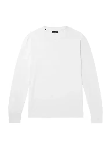 Tom Ford Slim-Fit Lyocell and Cotton-Blend Jersey T-Shirt - Men | Thumbnail 1 Tom Ford Slim-Fit Lyocell and Cotton-Blend Jersey T-Shirt - Men | Thumbnail 1
