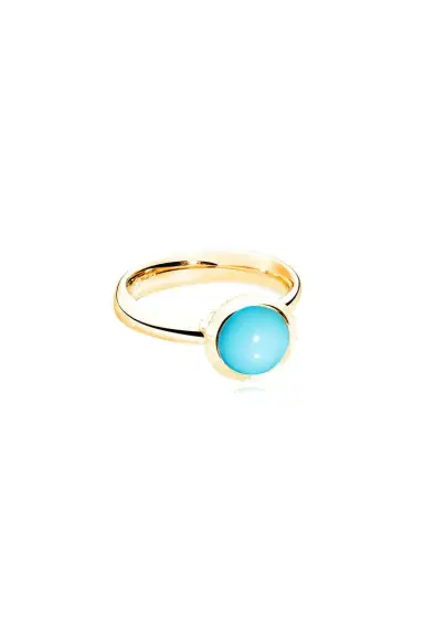 TAMARA COMOLLI Small Turquoise Bouton Ring | Thumbnail 1 TAMARA COMOLLI Small Turquoise Bouton Ring | Thumbnail 1