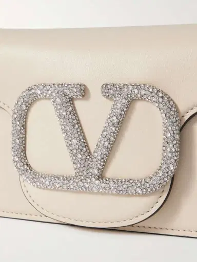 Valentino Garavani Locò Small Embellished Leather Shoulder Bag | Thumbnail 4 Valentino Garavani Locò Small Embellished Leather Shoulder Bag | Thumbnail 4