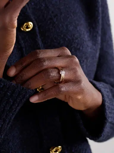Pomellato Together 18-karat Rose Gold, Rhodium-plated And Diamond Ring | Thumbnail 2 Pomellato Together 18-karat Rose Gold, Rhodium-plated And Diamond Ring | Thumbnail 2