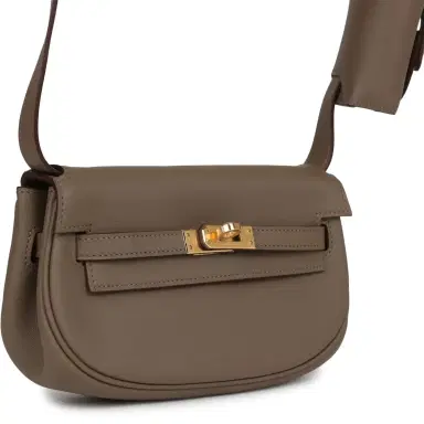 HERMÈS Hermes Kelly Moove Etoupe Swift Gold Hardware | Thumbnail 2 HERMÈS Hermes Kelly Moove Etoupe Swift Gold Hardware | Thumbnail 2