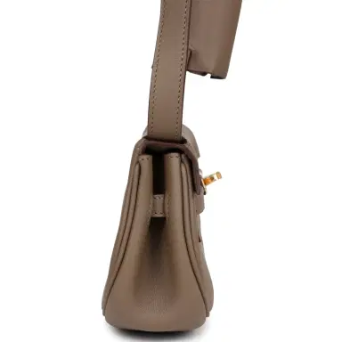 HERMÈS Hermes Kelly Moove Etoupe Swift Gold Hardware | Thumbnail 3 HERMÈS Hermes Kelly Moove Etoupe Swift Gold Hardware | Thumbnail 3