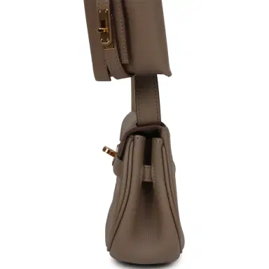 HERMÈS Hermes Kelly Moove Etoupe Swift Gold Hardware | Thumbnail 7 HERMÈS Hermes Kelly Moove Etoupe Swift Gold Hardware | Thumbnail 7