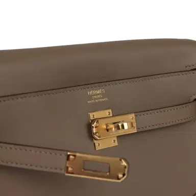 HERMÈS Hermes Kelly Moove Etoupe Swift Gold Hardware | Thumbnail 10 HERMÈS Hermes Kelly Moove Etoupe Swift Gold Hardware | Thumbnail 10