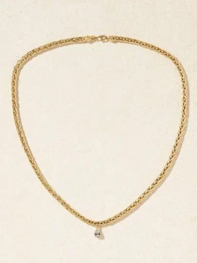 Yvonne Léon 18-karat Gold Diamond Necklace | Thumbnail 4 Yvonne Léon 18-karat Gold Diamond Necklace | Thumbnail 4