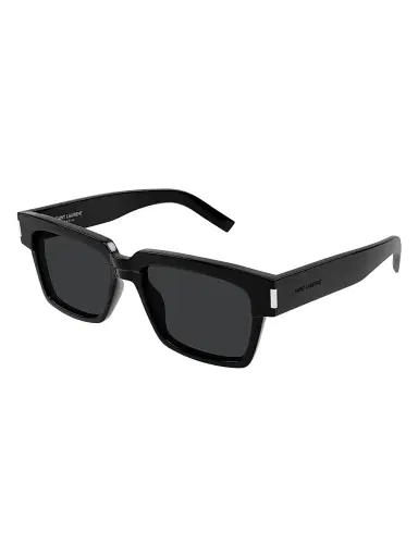 Saint Laurent Men's Corner Angle L SL 732 Vadim 54MM Squared Sunglasses - Dark Grey Black | Thumbnail 1 Saint Laurent Men's Corner Angle L SL 732 Vadim 54MM Squared Sunglasses - Dark Grey Black | Thumbnail 1