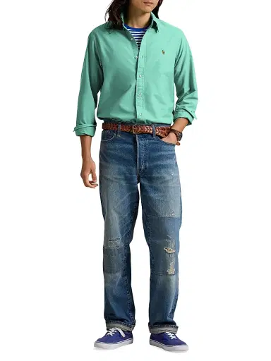 Polo Ralph Lauren Men's Oxford Cotton Shirt | Thumbnail 2 Polo Ralph Lauren Men's Oxford Cotton Shirt | Thumbnail 2