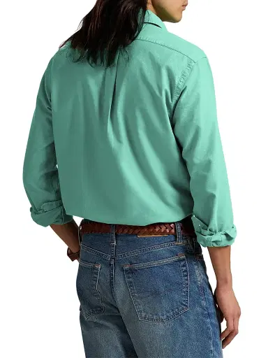Polo Ralph Lauren Men's Oxford Cotton Shirt | Thumbnail 4 Polo Ralph Lauren Men's Oxford Cotton Shirt | Thumbnail 4