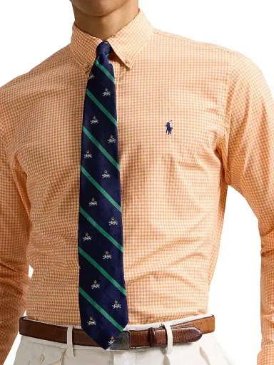Polo Ralph Lauren Men's Gingham Stretch Poplin Shirt | Thumbnail 5 Polo Ralph Lauren Men's Gingham Stretch Poplin Shirt | Thumbnail 5