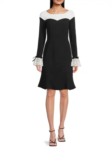 Shani Women's Crepe A-Line Dress | Thumbnail 2 Shani Women's Crepe A-Line Dress | Thumbnail 2