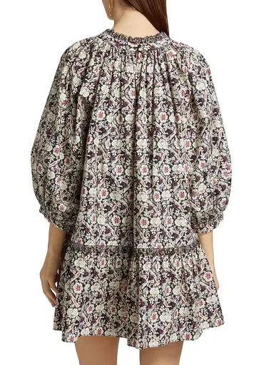 Rhode Women's Angelica Cotton Printed Minidress | Thumbnail 5 Rhode Women's Angelica Cotton Printed Minidress | Thumbnail 5