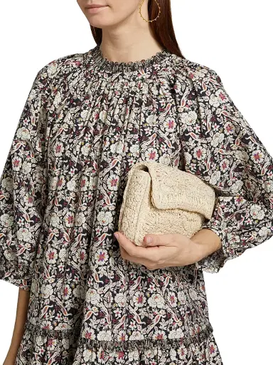 Rhode Women's Angelica Cotton Printed Minidress | Thumbnail 6 Rhode Women's Angelica Cotton Printed Minidress | Thumbnail 6