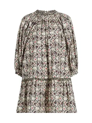 Rhode Women's Angelica Cotton Printed Minidress | Thumbnail 1 Rhode Women's Angelica Cotton Printed Minidress | Thumbnail 1