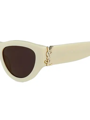 Saint Laurent Women's Color Animation 53MM Cat-Eye Sunglasses - Ivory | Thumbnail 3 Saint Laurent Women's Color Animation 53MM Cat-Eye Sunglasses - Ivory | Thumbnail 3