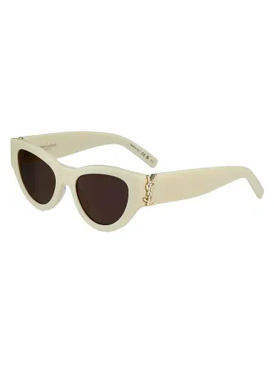 Saint Laurent Women's Color Animation 53MM Cat-Eye Sunglasses - Ivory | Thumbnail 1 Saint Laurent Women's Color Animation 53MM Cat-Eye Sunglasses - Ivory | Thumbnail 1