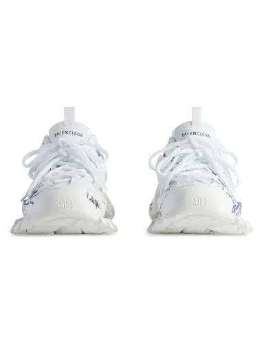 Balenciaga Women's Track Autographed Sneakers - White Multi | Thumbnail 4 Balenciaga Women's Track Autographed Sneakers - White Multi | Thumbnail 4