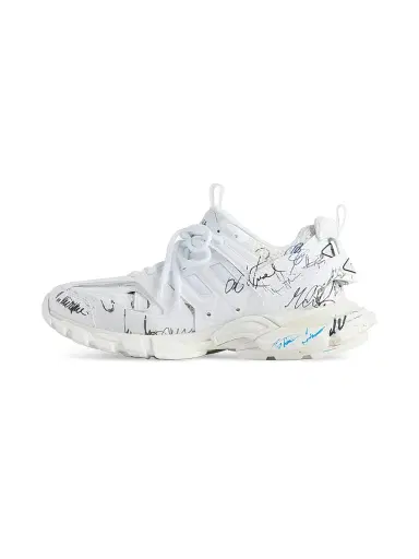 Balenciaga Women's Track Autographed Sneakers - White Multi | Thumbnail 5 Balenciaga Women's Track Autographed Sneakers - White Multi | Thumbnail 5