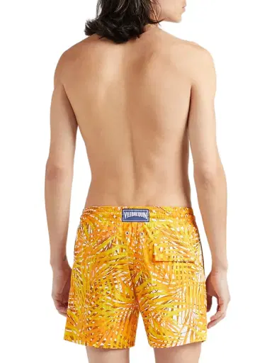Vilebrequin Men's Cruise Palm Tree Swim Trunks - Mangue - Size Medium | Thumbnail 5 Vilebrequin Men's Cruise Palm Tree Swim Trunks - Mangue - Size Medium | Thumbnail 5