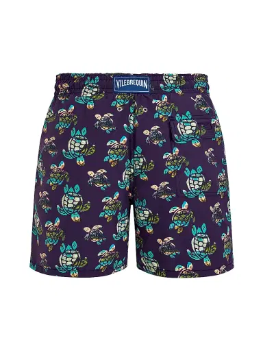 Vilebrequin Men's Landscape Turtles Swim Shorts - Minuit | Thumbnail 2 Vilebrequin Men's Landscape Turtles Swim Shorts - Minuit | Thumbnail 2