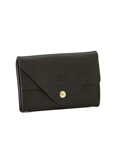 Il Bisonte Women's Uffizi Leather Envelope Card Case - Black | Thumbnail 4 Il Bisonte Women's Uffizi Leather Envelope Card Case - Black | Thumbnail 4