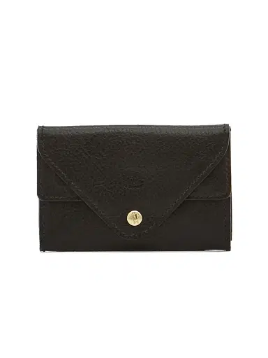 Il Bisonte Women's Uffizi Leather Envelope Card Case - Black | Thumbnail 1 Il Bisonte Women's Uffizi Leather Envelope Card Case - Black | Thumbnail 1