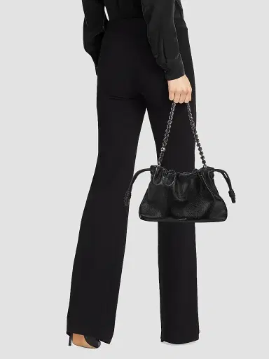 Loewe Women's Medium Flamenco Shoulder Bag - Black | Thumbnail 3 Loewe Women's Medium Flamenco Shoulder Bag - Black | Thumbnail 3