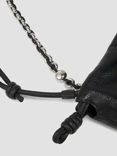 Loewe Women's Medium Flamenco Shoulder Bag - Black | Thumbnail 6 Loewe Women's Medium Flamenco Shoulder Bag - Black | Thumbnail 6