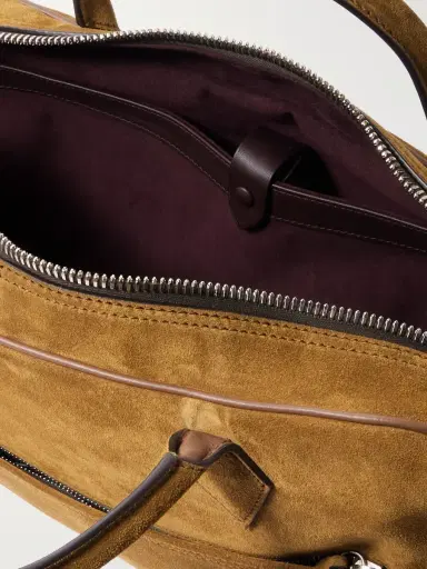 Métier Closer Slim Leather-Trimmed Suede Briefcase - Men | Thumbnail 5 Métier Closer Slim Leather-Trimmed Suede Briefcase - Men | Thumbnail 5