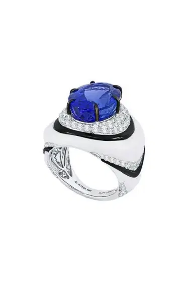 SUTRA Ceramic Tanzanite Ring | Thumbnail 5 SUTRA Ceramic Tanzanite Ring | Thumbnail 5