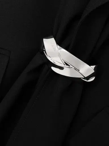 Loewe Embellished Grain De Poudre Wool Blazer | Thumbnail 4 Loewe Embellished Grain De Poudre Wool Blazer | Thumbnail 4