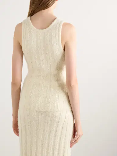 Khaite Lena Ribbed Brushed Silk And Cashmere-blend Tank | Thumbnail 3 Khaite Lena Ribbed Brushed Silk And Cashmere-blend Tank | Thumbnail 3