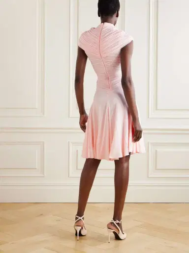 Alaïa Ruched Jersey Mini Dress | Thumbnail 3 Alaïa Ruched Jersey Mini Dress | Thumbnail 3