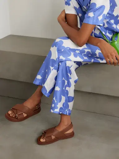 Marni Fussbett Leather Slingback Sandals | Thumbnail 2 Marni Fussbett Leather Slingback Sandals | Thumbnail 2