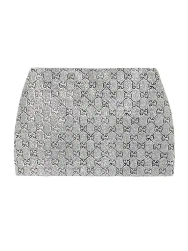 Gucci Metallic Tweed Mini Skirt | Thumbnail 1 Gucci Metallic Tweed Mini Skirt | Thumbnail 1