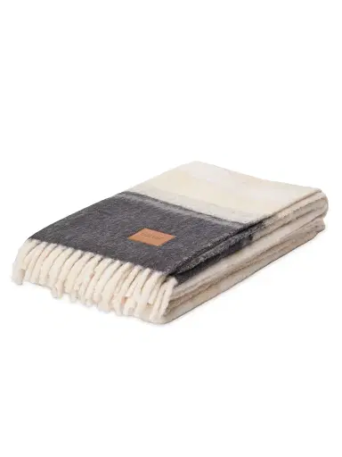 Loewe Light Alpaca-Blend Blanket - Light Beige | Thumbnail 2 Loewe Light Alpaca-Blend Blanket - Light Beige | Thumbnail 2