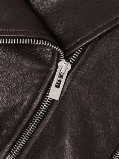 Alaïa Cropped Leather Biker Jacket - FR 36 | Thumbnail 5 Alaïa Cropped Leather Biker Jacket - FR 36 | Thumbnail 5