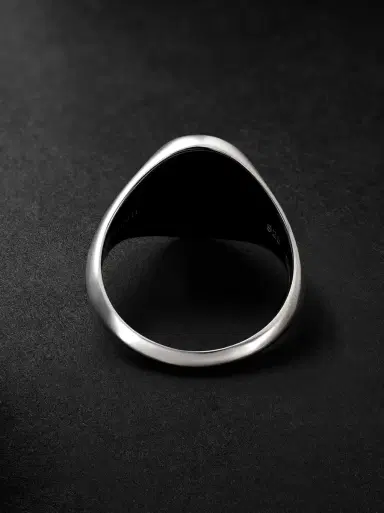 M. COHEN Sterling Silver Signet Ring - Men | Thumbnail 3 M. COHEN Sterling Silver Signet Ring - Men | Thumbnail 3