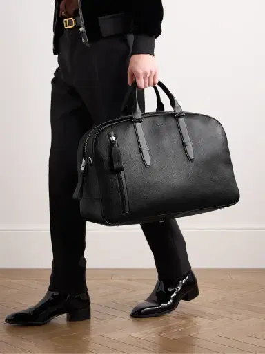 Tom Ford Buckley Full-Grain Leather Holdall - Men | Thumbnail 2 Tom Ford Buckley Full-Grain Leather Holdall - Men | Thumbnail 2