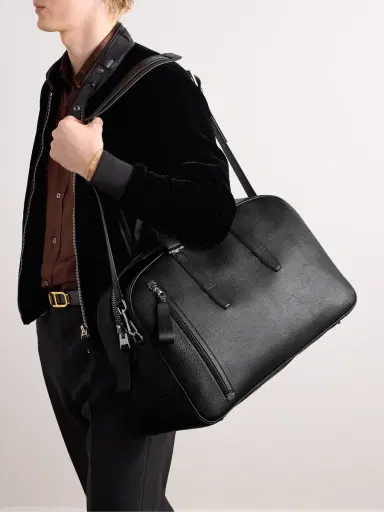 Tom Ford Buckley Full-Grain Leather Holdall - Men | Thumbnail 6 Tom Ford Buckley Full-Grain Leather Holdall - Men | Thumbnail 6