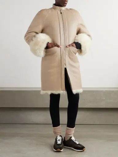 TOTEME Avalan Reversible Shearling Coat | Thumbnail 3 TOTEME Avalan Reversible Shearling Coat | Thumbnail 3