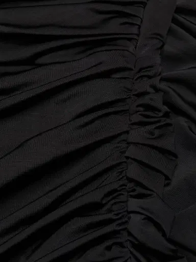 Veronica Beard Women's Tristana Ruched Asymmetric Midi-Dress - Black | Thumbnail 6 Veronica Beard Women's Tristana Ruched Asymmetric Midi-Dress - Black | Thumbnail 6